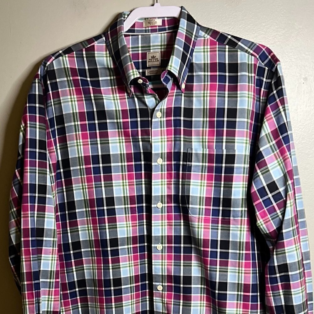 Peter Millar Button Down Shirt Size L (42-44)